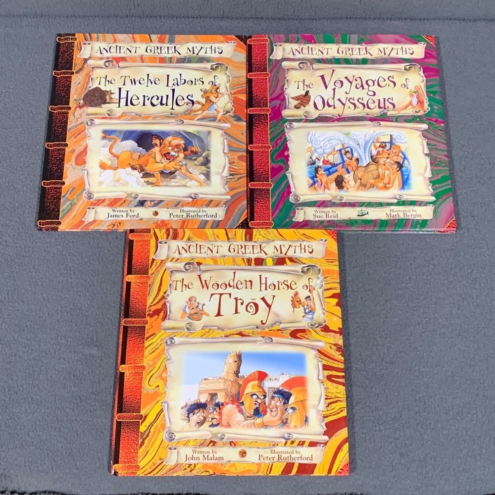 Sandy Creek Ancient Greek Myths‎ Kids Book Set Hercules Odysseus Troy Mythology